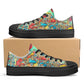 Mushroom Mens Low Top Shoes, Garden Classic Canvas Converse Sneakers.