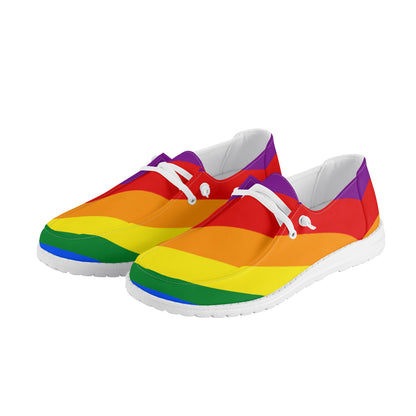 Rainbow Pride Collection - Womens Canvas Loafers