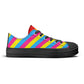 Pansexual Pride Collection - Mens Classic Low Top Canvas Shoes for the LGBTQIA+ community