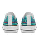 Abstract Design Pattern - Womens Classic Low Top Canvas Shoes for Footwear Lovers