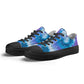 Blue Tie Dye Pattern - Mens Classic Low Top Canvas Shoes for Footwear Lovers