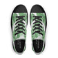 Green Tie Dye Pattern - Womens Classic Low Top Canvas Shoes for Footwear Lovers