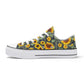 Sunflowers Mens Low Top Shoes, Garden Classic Canvas Converse Sneakers.