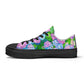 Hydrangea Womens Low Top Shoes, Garden Classic Canvas Converse Sneakers.