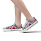 Gerbera Daisy Flowers Collection - Womens Classic Low Top Canvas Shoes for Garden Lovers