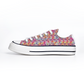 Checkered Pattern Collection - Unisex Low Top Canvas Shoes