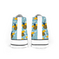 Bees Garden Collection - Classic Unisex High Top Canvas Sneakers