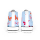 Butterfly Garden Collection - Classic Unisex High Top Canvas Sneakers