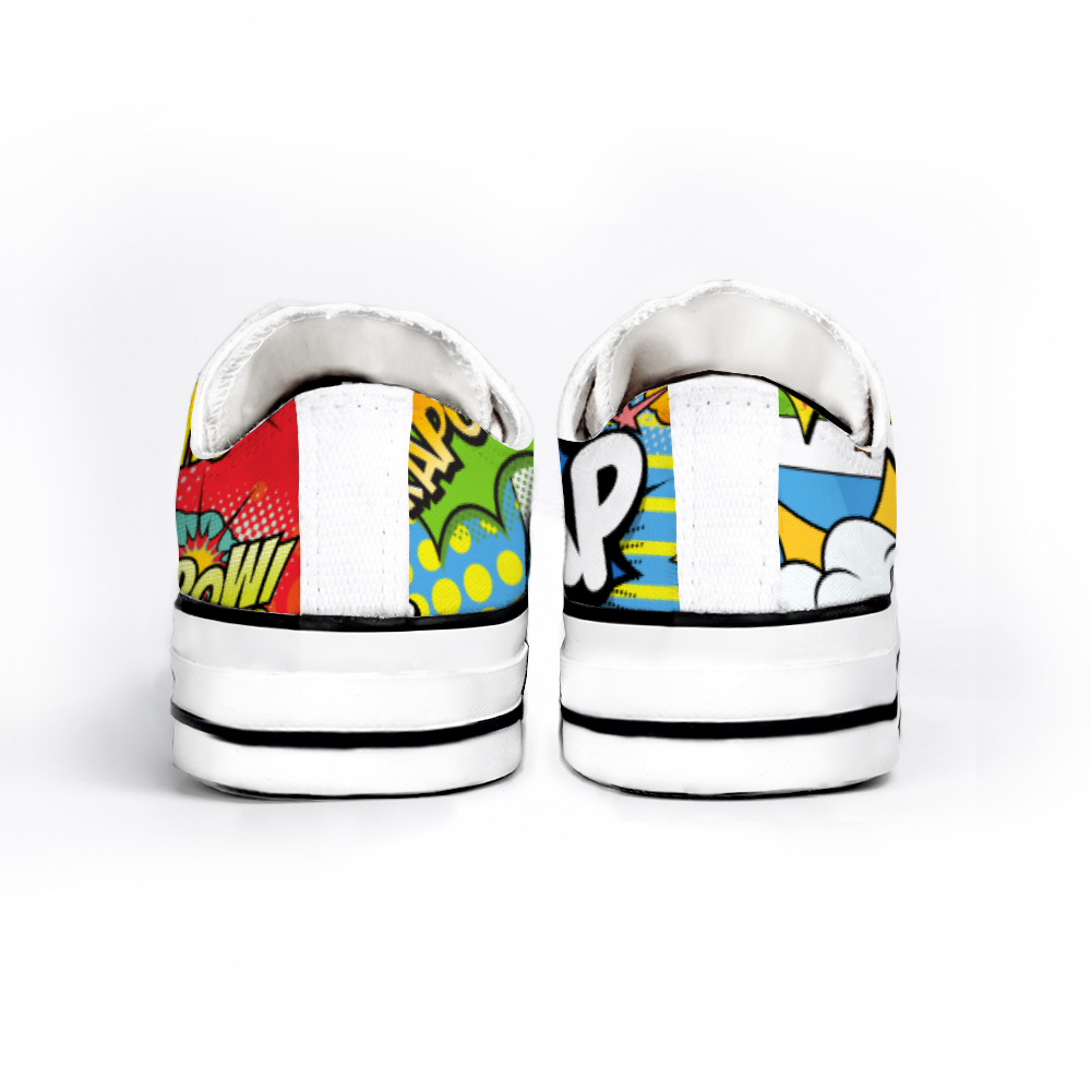 Comic Book Geek Collection - Unisex Low Top Canvas Sneakers