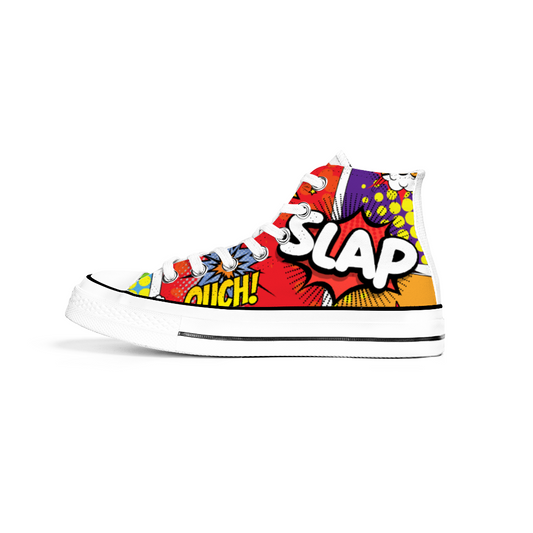 Comic Book Geek Collection - Unisex High Top Canvas Sneakers